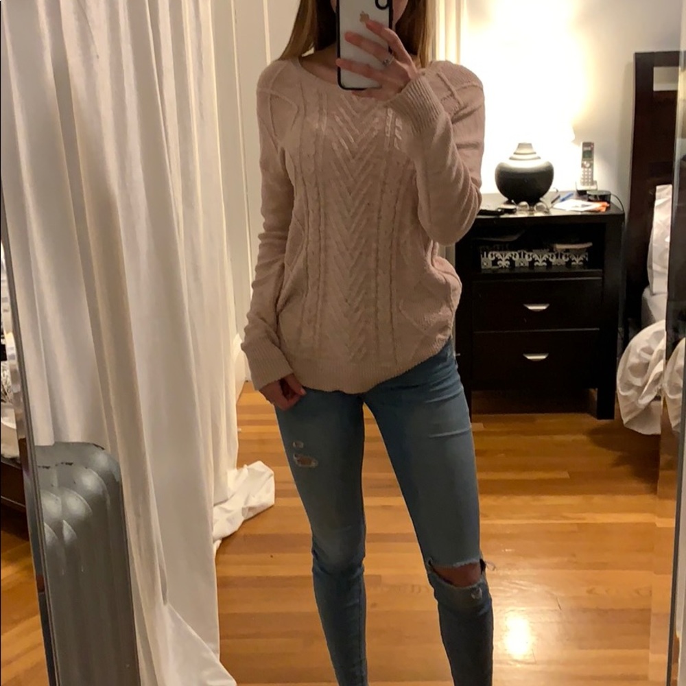 Pink sweater